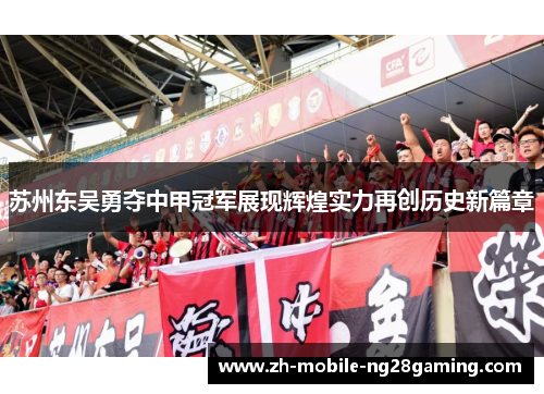 苏州东吴勇夺中甲冠军展现辉煌实力再创历史新篇章
